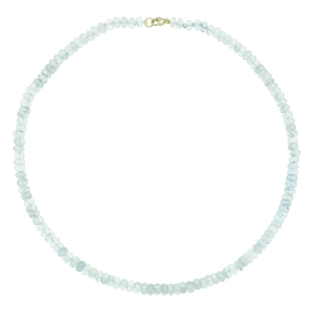 Beaded Mini Aquamarine Necklace